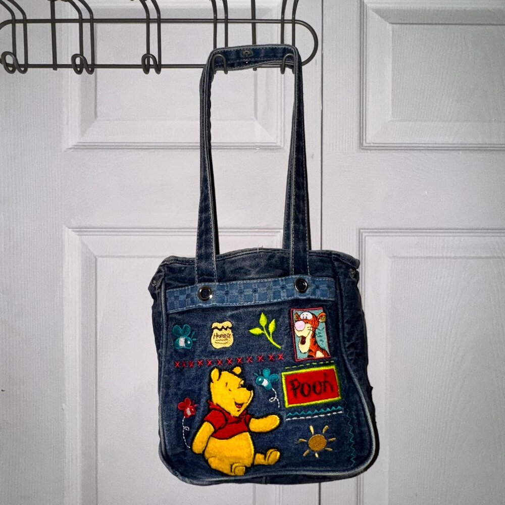 Vintage Disney Winnie the Pooh Denim Diaper Bag – Cute & Collectible!